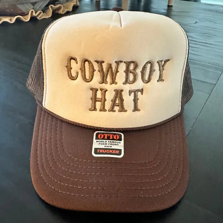 “Cowboy Hat” Foam Trucker Hat