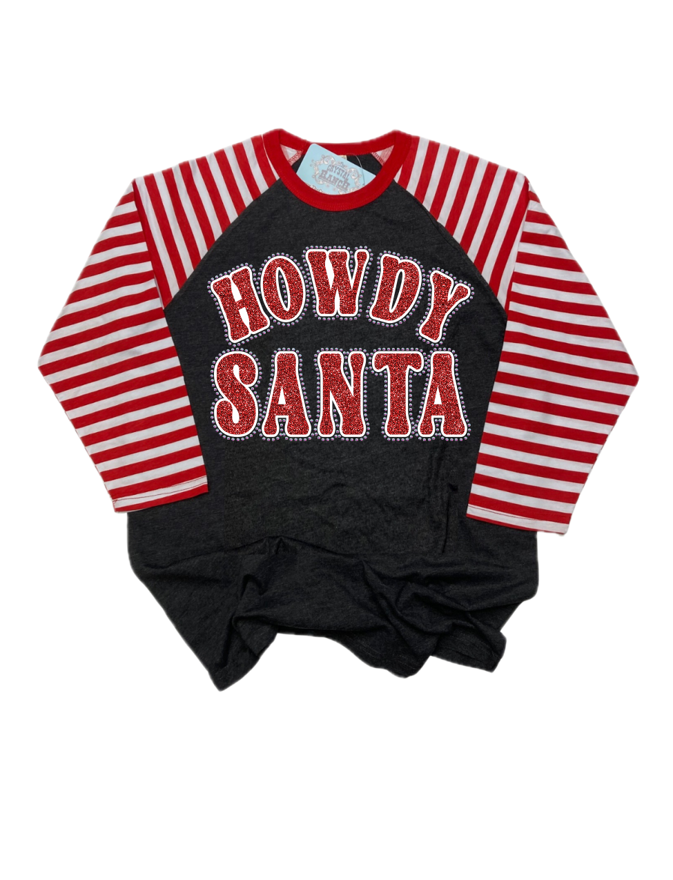 Howdy Santa Raglan Tee