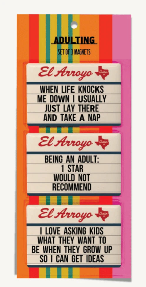 Magnet Set - This is Adulting - El Arroyo