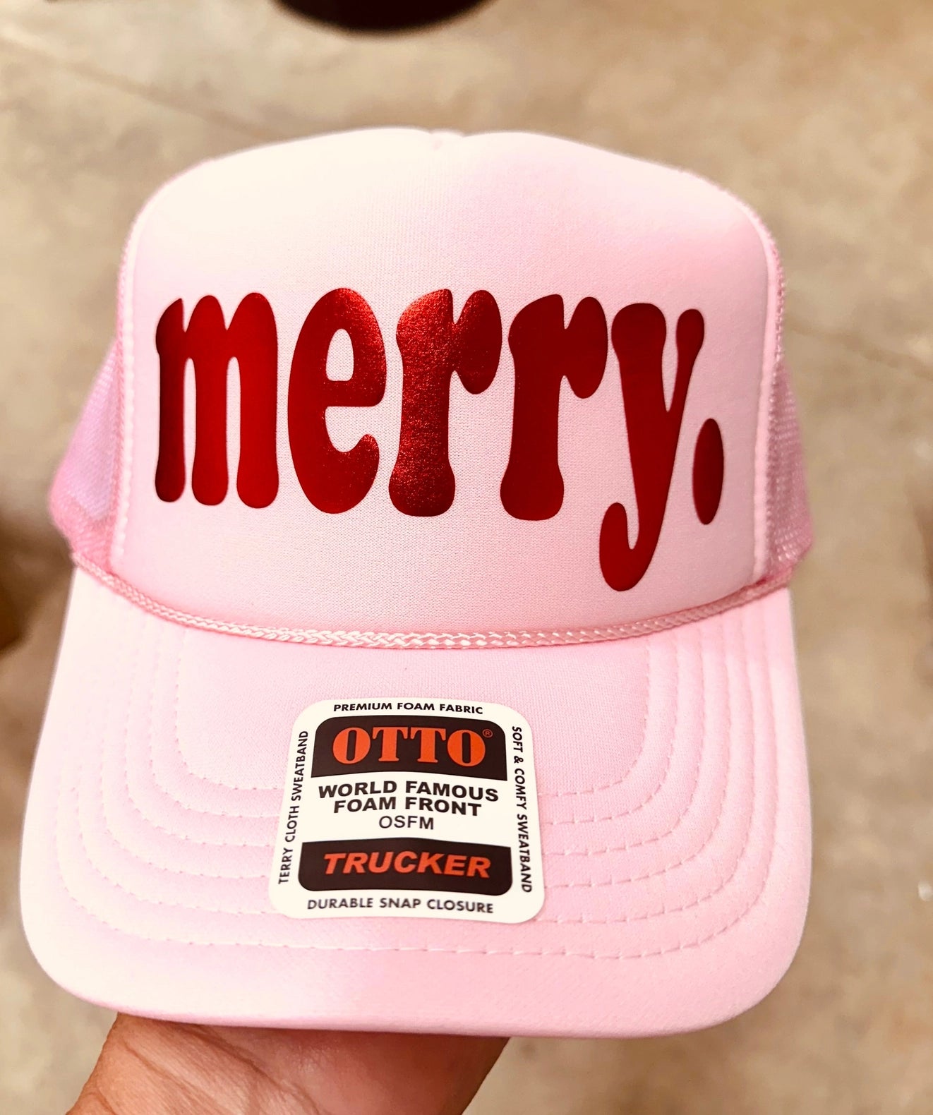 Merry Foam Trucker Hat