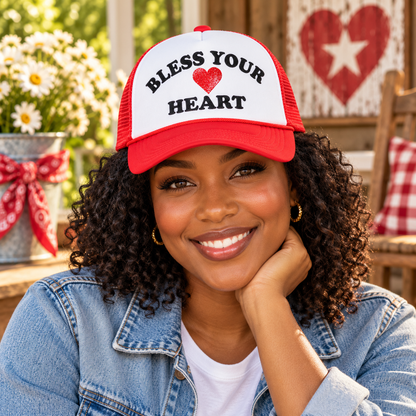 Bless Your Heart Foam Trucker Hat