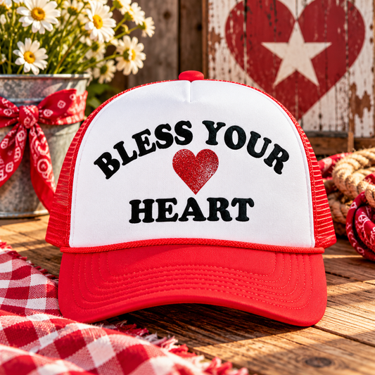 Bless Your Heart Foam Trucker Hat