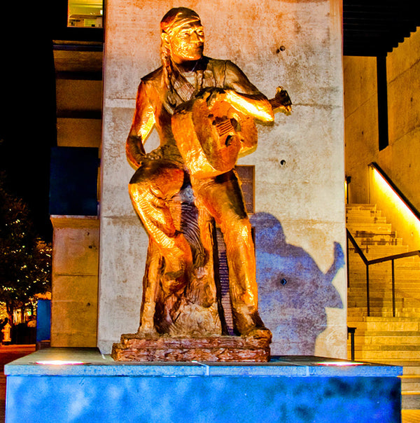 Willie Nelson Bronze Statue Coaster