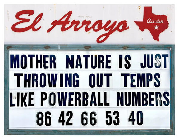 2024 Wall Calendar of El Arroyo Signs