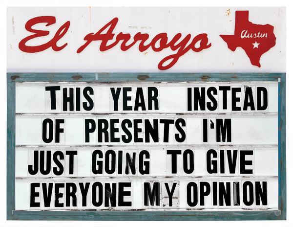 2024 Wall Calendar of El Arroyo Signs
