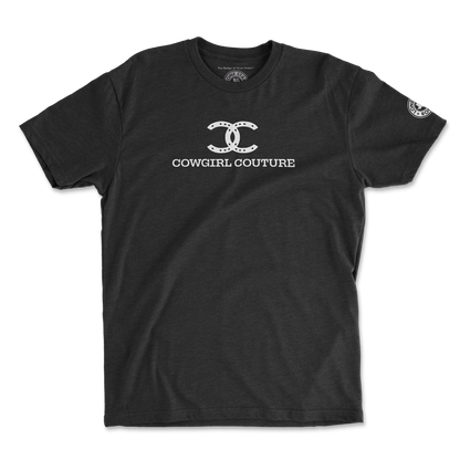Cowgirl Couture T-Shirt with double horseshoe design