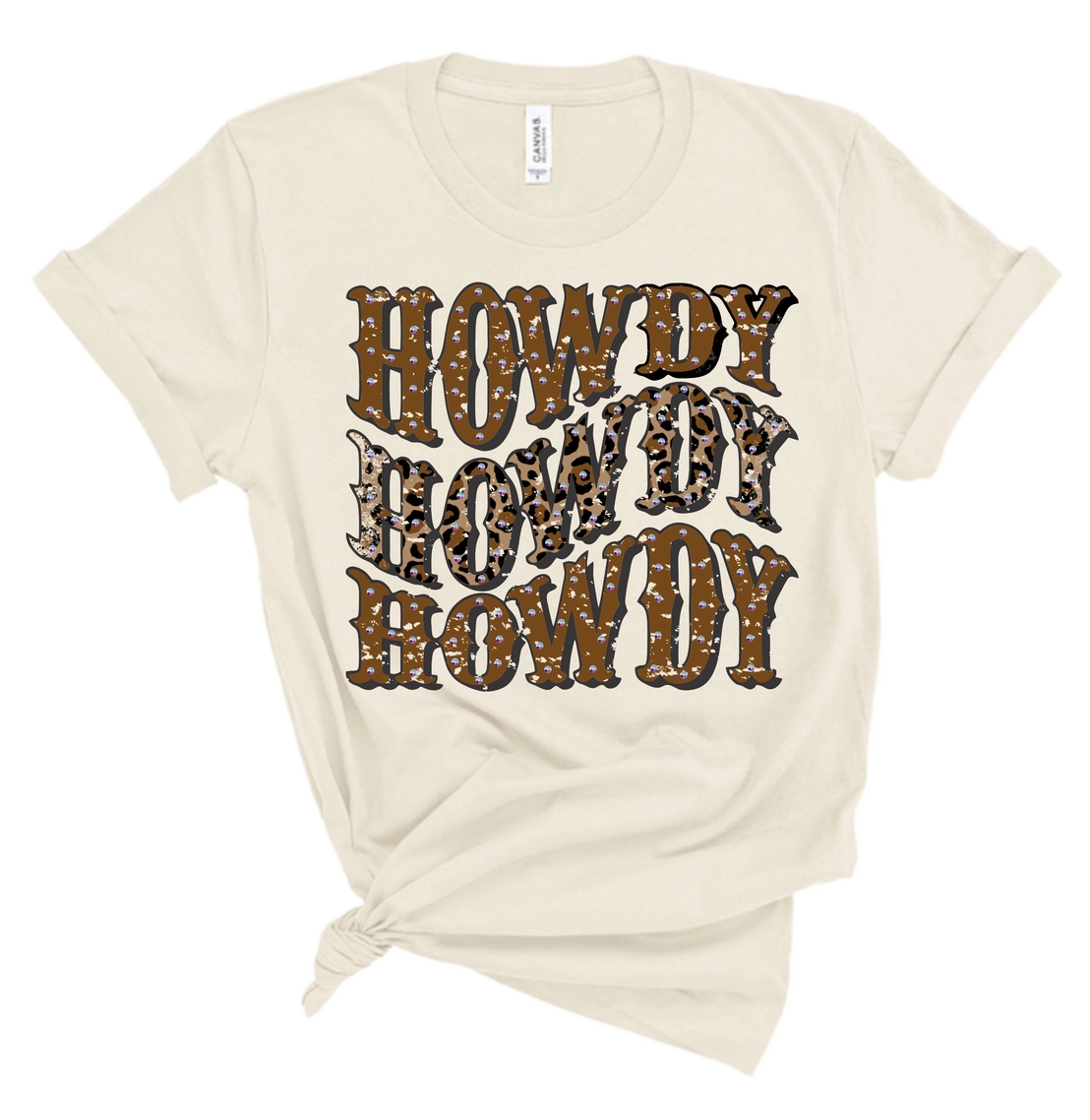 Howdy Howdy Howdy Rhinestone Graphic Tee