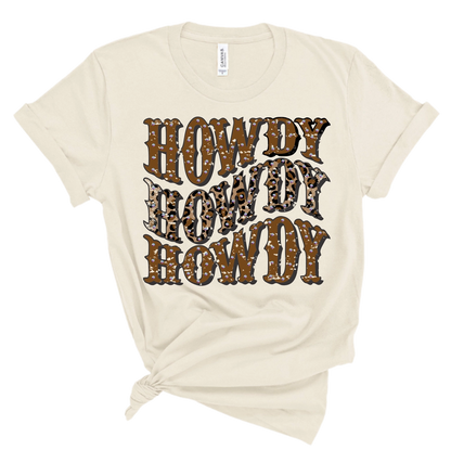 Howdy Howdy Howdy Rhinestone Graphic Tee
