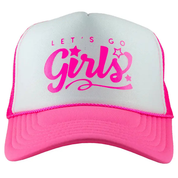 Let's Go Girls Decal Foam Trucker Hat