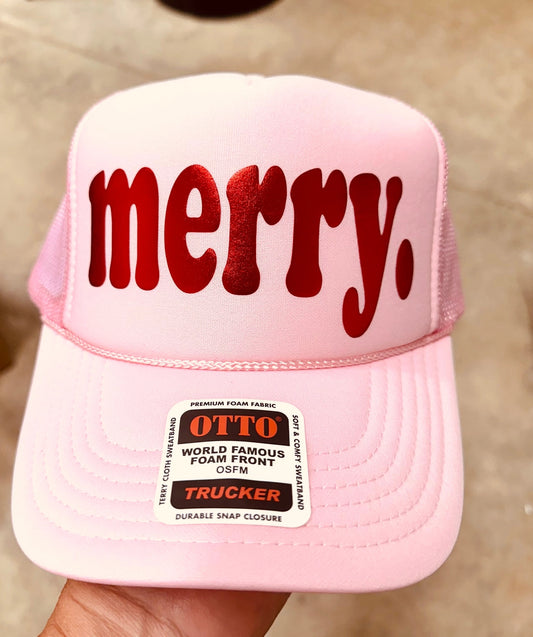 Merry Foam Trucker Hat