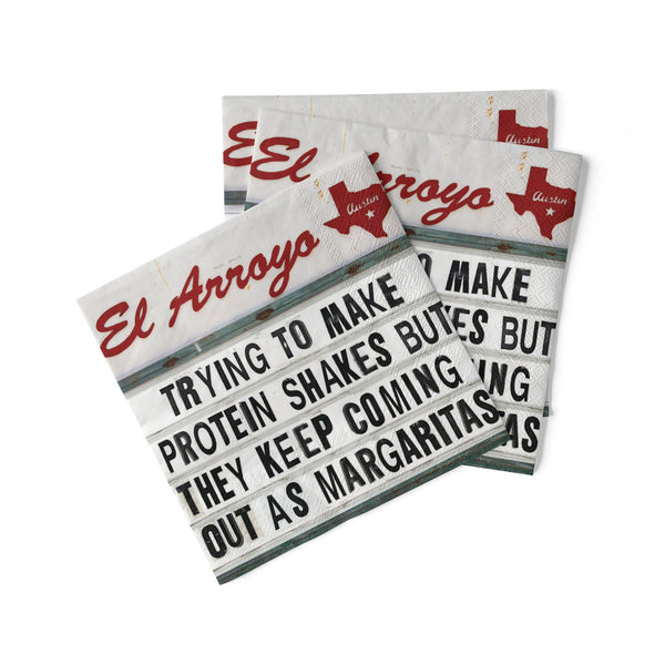 Cocktail Napkins - Protein Skaes