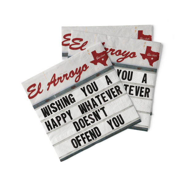 Cocktail Napkins - Happy Whatever