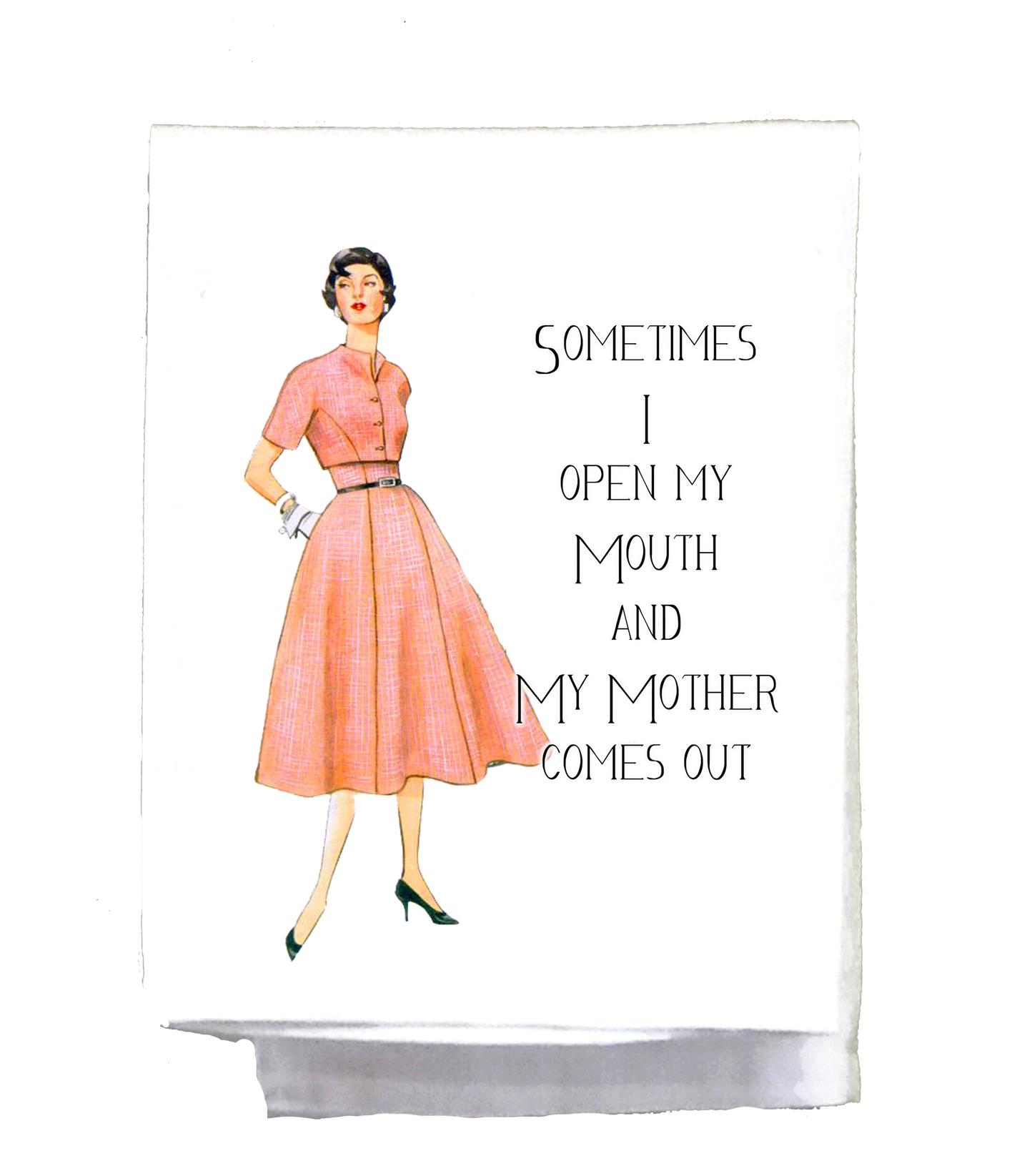 Sometimes I Open My Mouth Towel