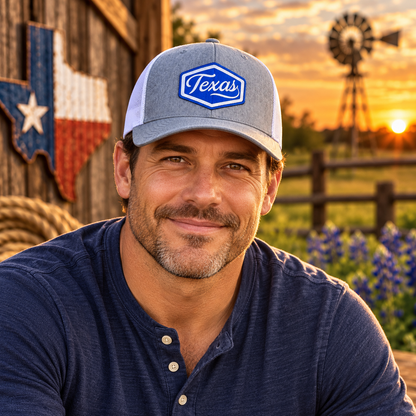 Texas Hex Patch Trucker Hat