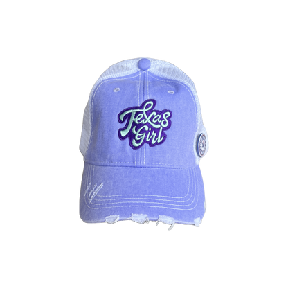 Texas Girl Sticker Hat (Multiple Styles)