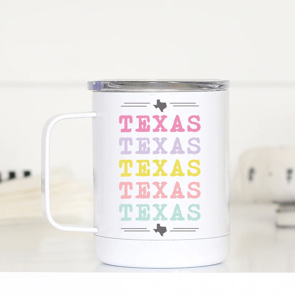 Texas Colorful Travel Mug