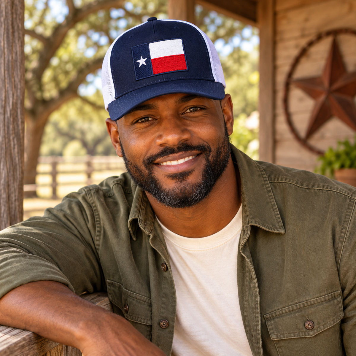 Texas Flag Patch Trucker Hat
