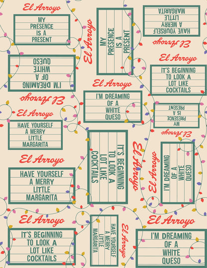 El Arroyo Holiday Wrapping Paper