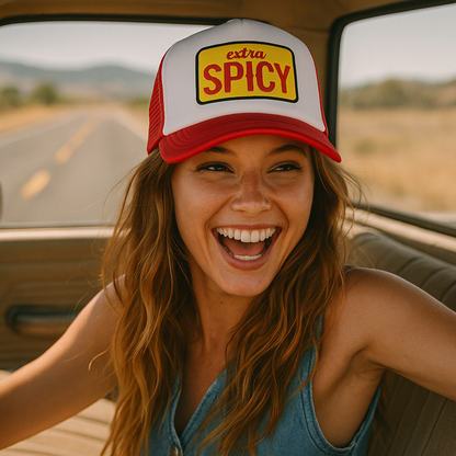 Extra Spicy Foam Trucker Hat by Lone Star Roots - Texas Hats