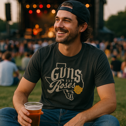 Guns & Roses T-Shirt - Concert T-Shirts - Texas Shirts