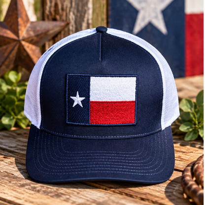 Texas Flag Patch Trucker Hat