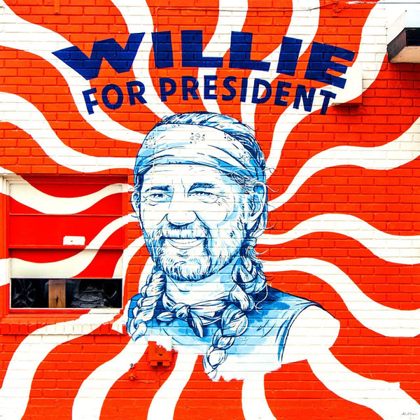 Willie for President Tall 20oz Travel Cup