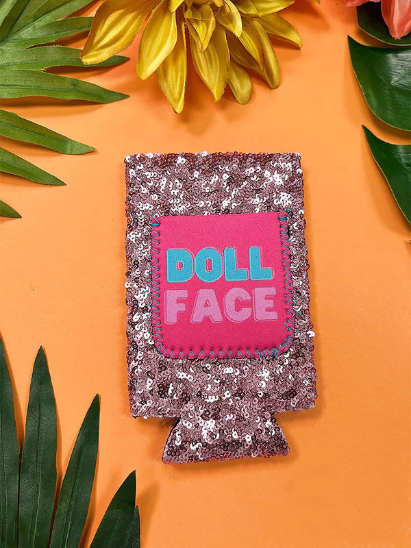 Doll Face Can Cooler