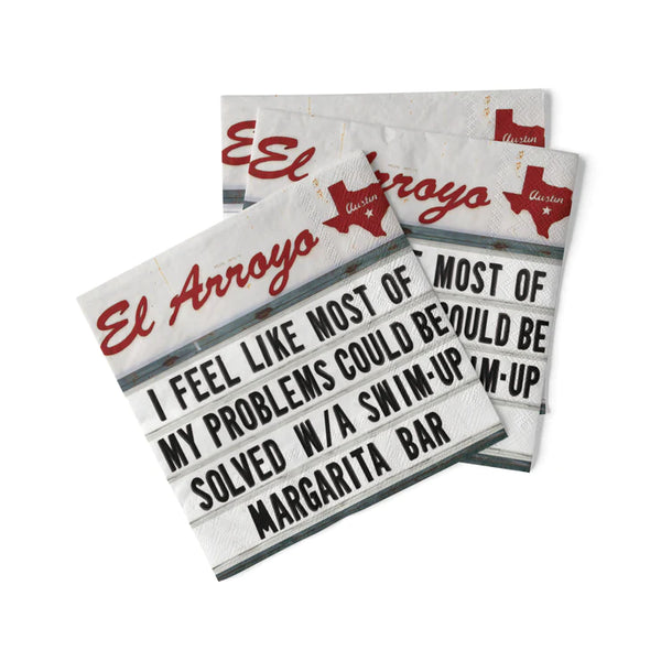 Cocktail Napkins - My Problems