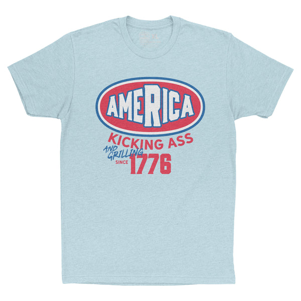 Lone Star Roots America 1776 GrillingT-Shirt Shirts 