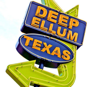 Lone Star Roots Deep Ellum Sign Coaster Coaster 