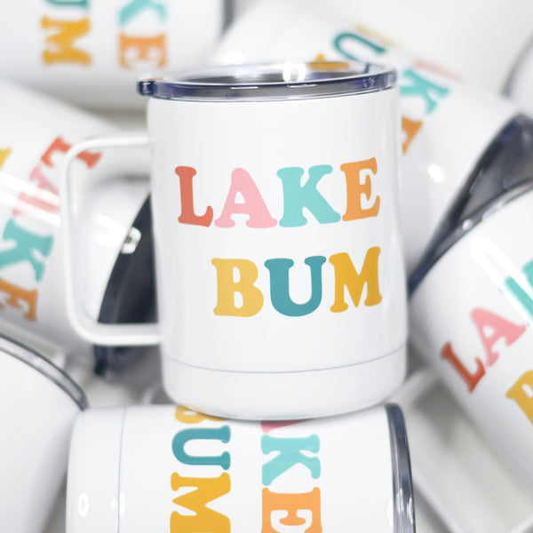 Lone Star Roots Lake Bum Travel Cup Tumbler 