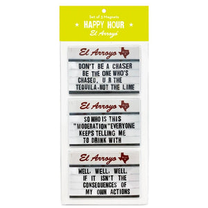 Lone Star Roots Magnet Set - Happy Hour Magnet 