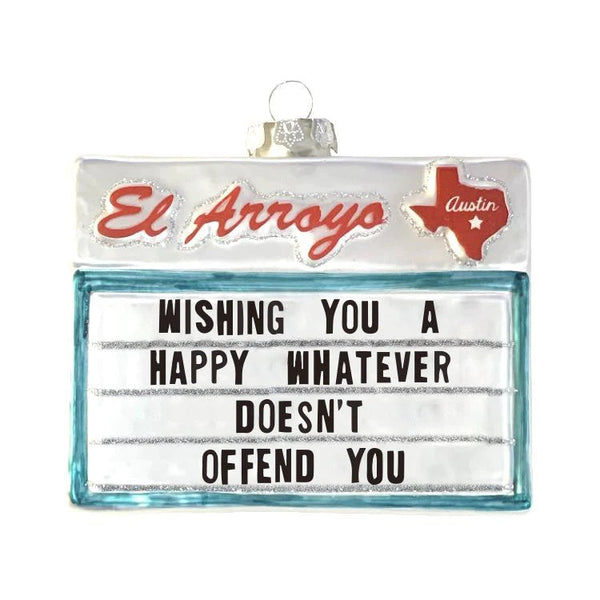 Lone Star Roots Ornament - Happy Whatever Ornament 