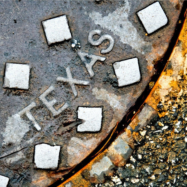 Lone Star Roots Texas Manhole Coaster Coaster 
